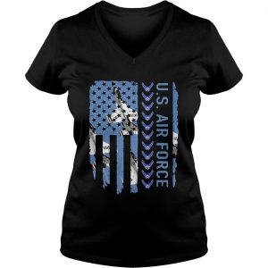 US Air Force flag Ladies Vneck